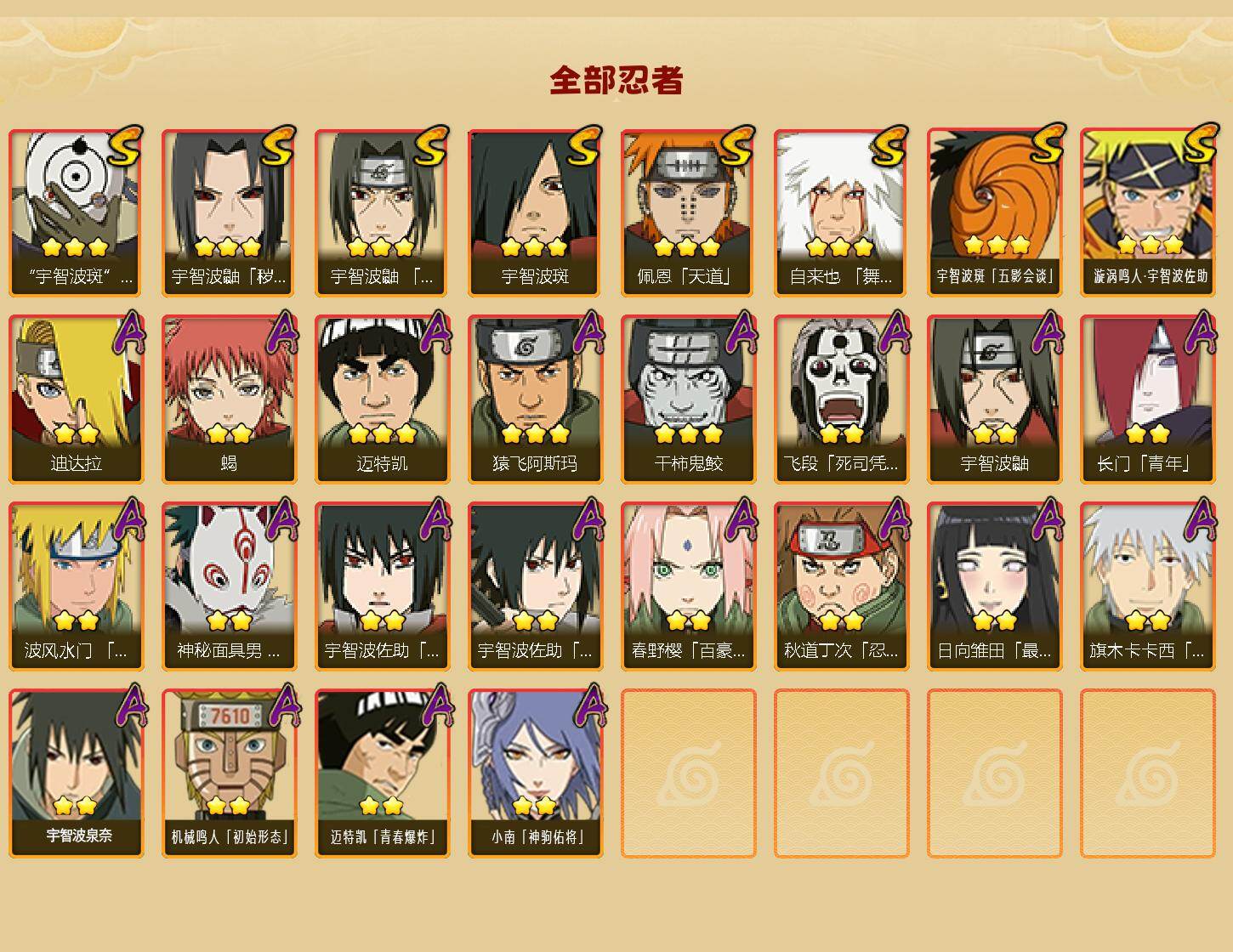 HYEY416752火影忍者账号详情图2