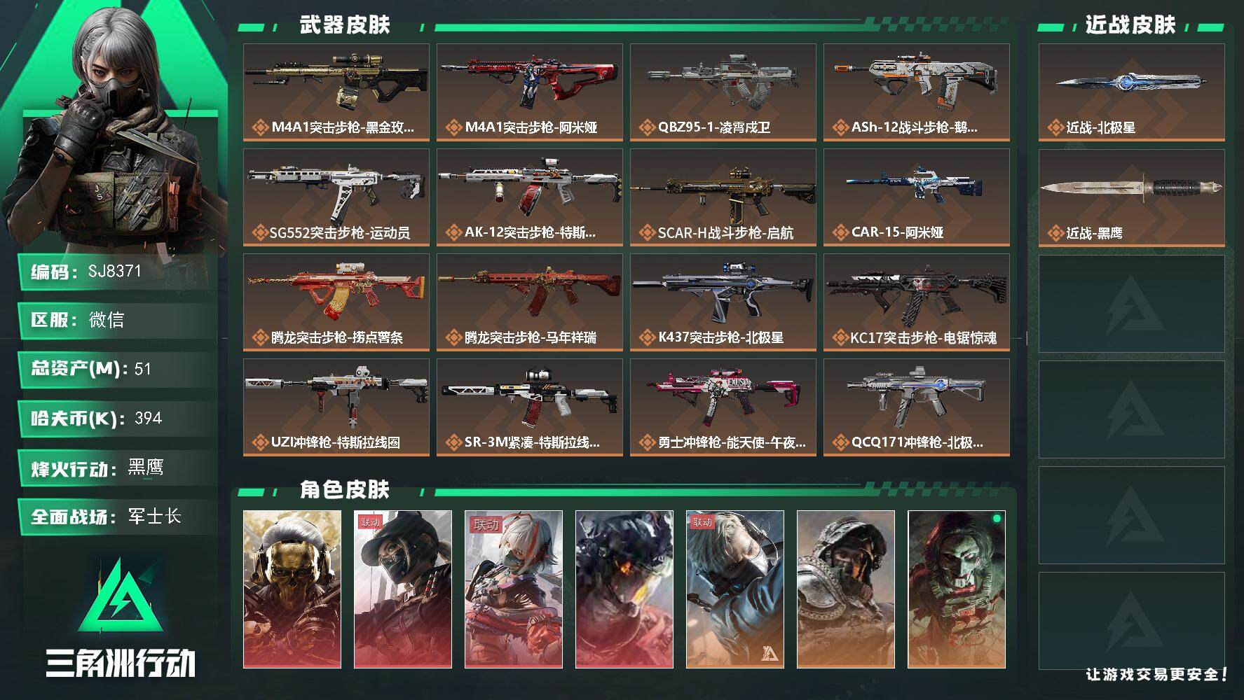 SJZEY459365三角洲行动账号详情图2