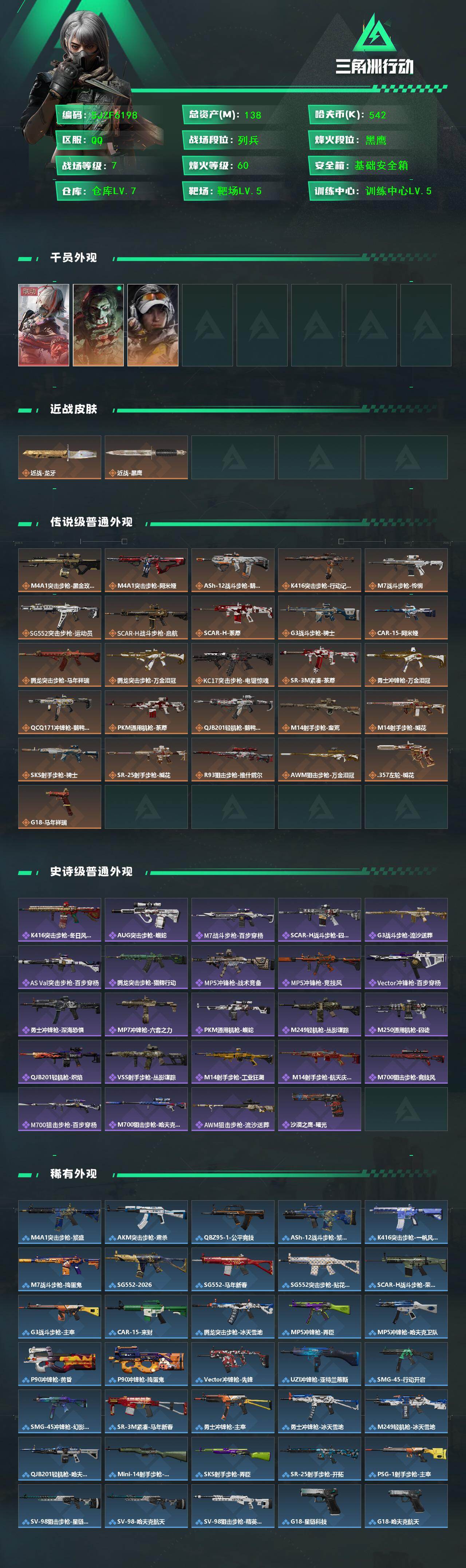 SJZEY458016三角洲行动账号详情图2