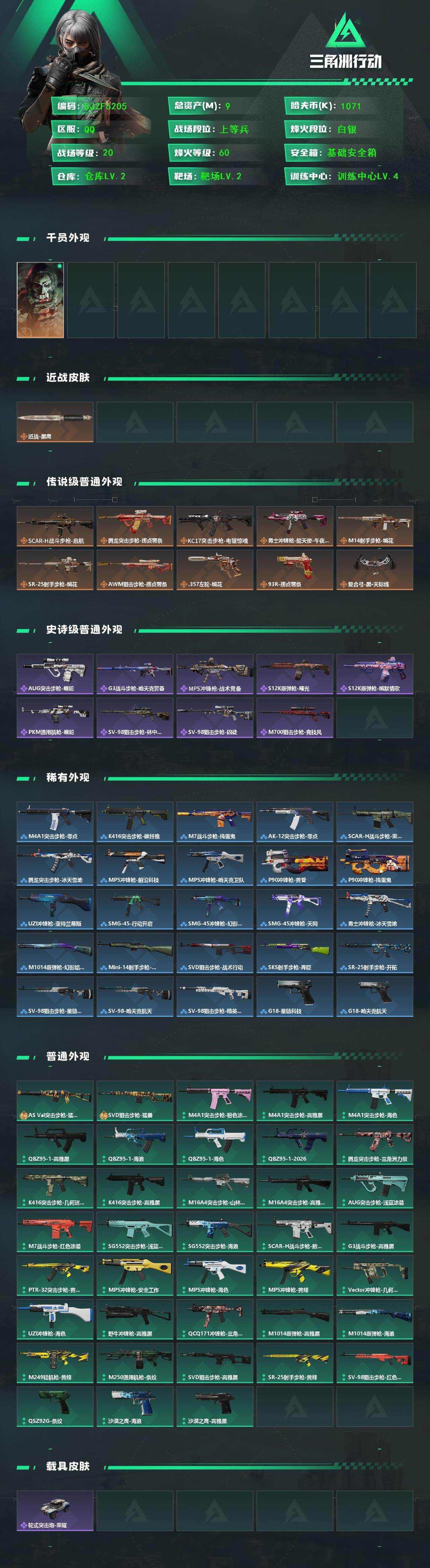 SJZEY458412三角洲行动账号详情图2