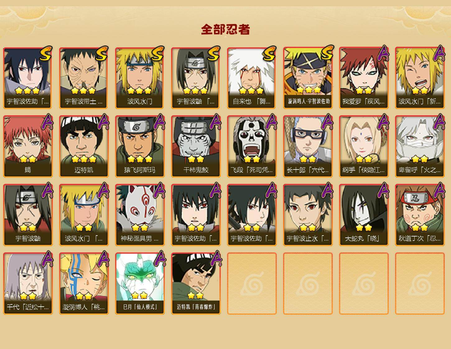 HYEY416883火影忍者账号详情图2 HYEY416883火影忍者账号详情图2