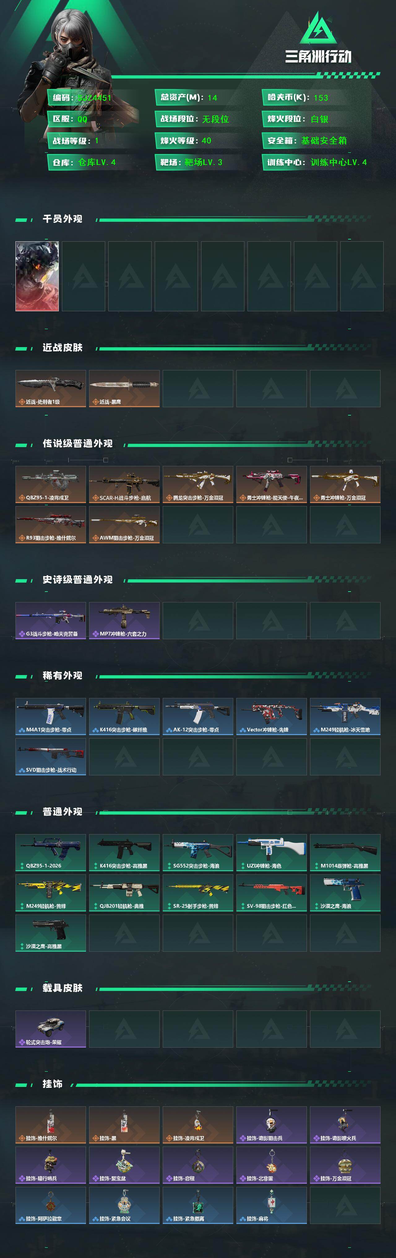 SJZEY459339三角洲行动账号详情图2
