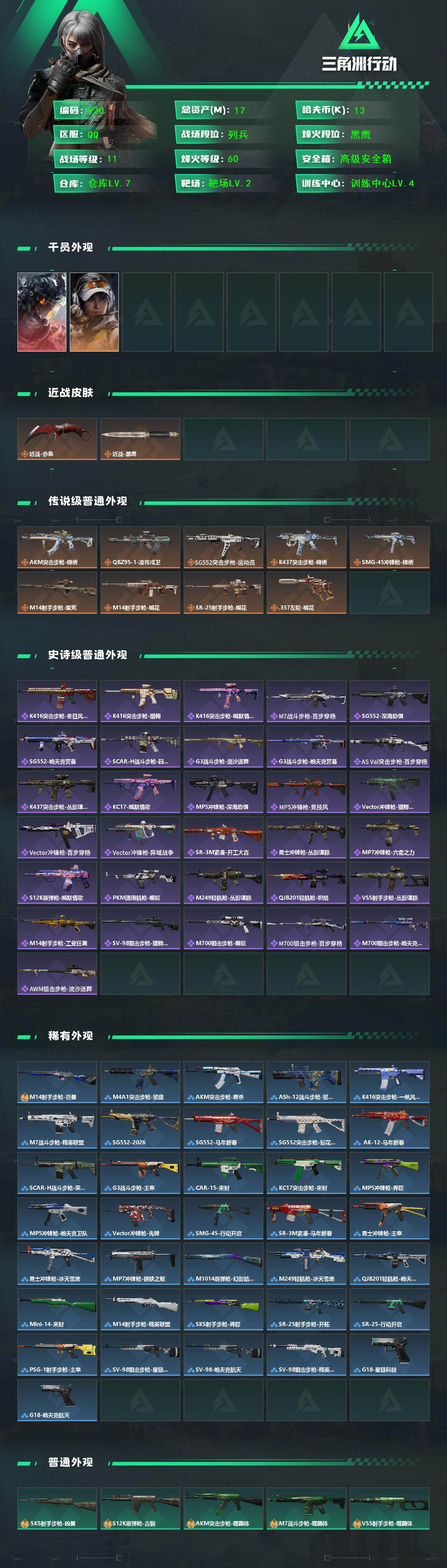 SJZCMW462083三角洲行动账号详情图2