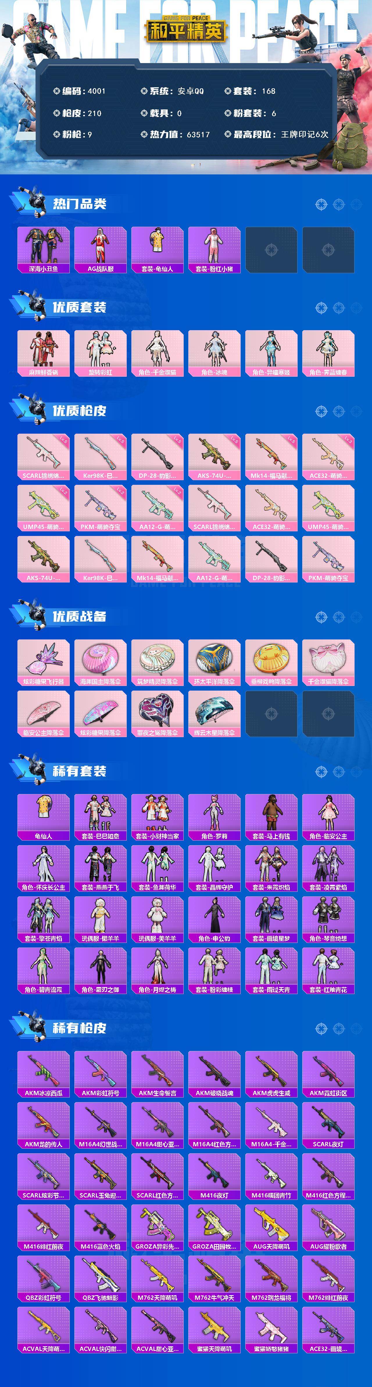 HPCMW4114733和平精英账号详情图2