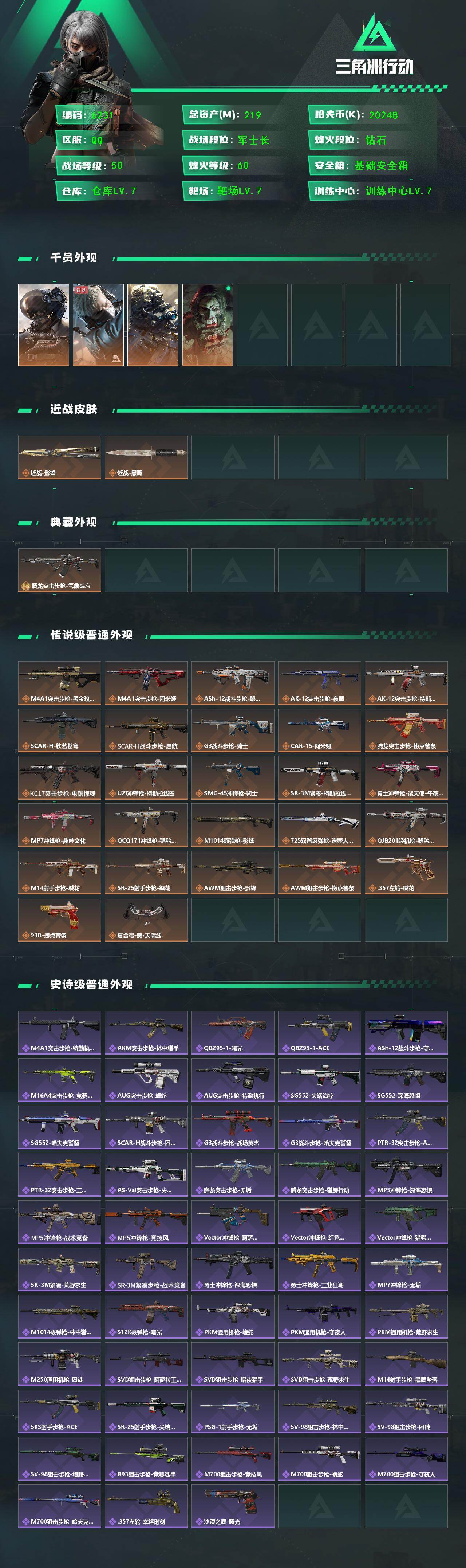 SJZCMW464699三角洲行动账号详情图2 SJZCMW464699三角洲行动账号详情图2