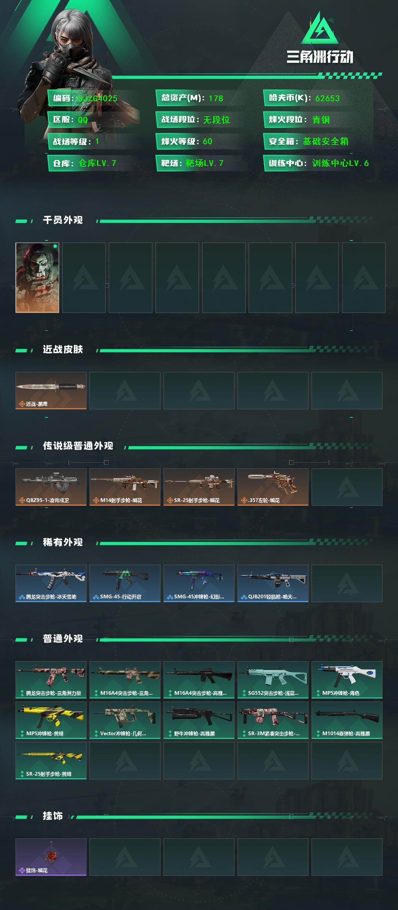 SJZQM460006三角洲行动账号详情图3