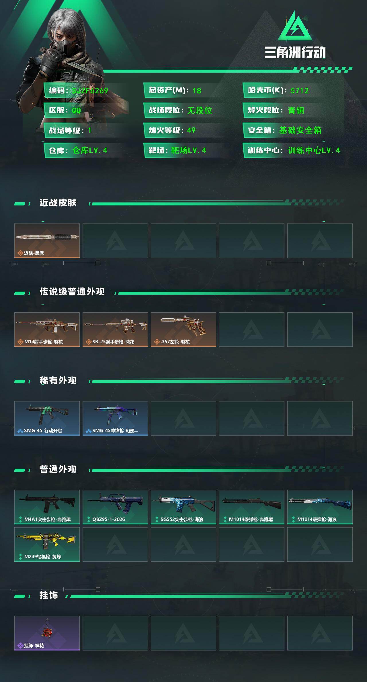 SJZEY459906三角洲行动账号详情图2