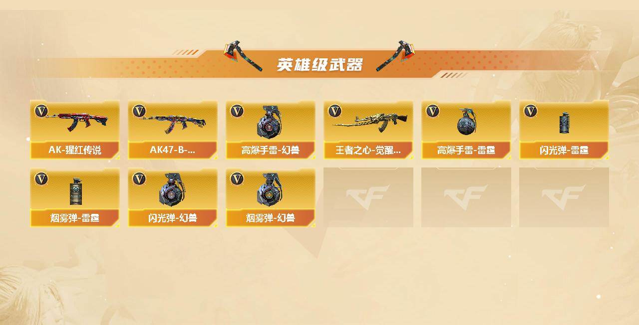 CFCMW456114穿越火线账号详情图3 CFCMW456114穿越火线账号详情图3