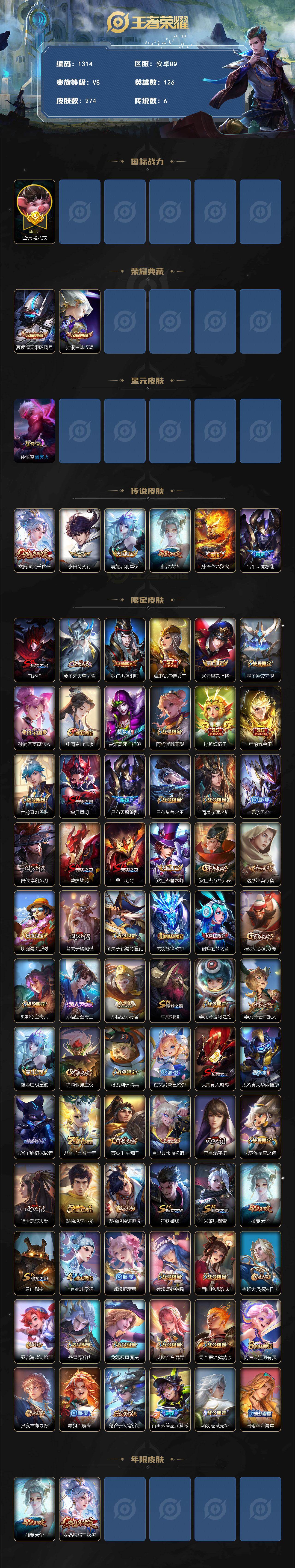 WZCMW4209257王者荣耀账号详情图2