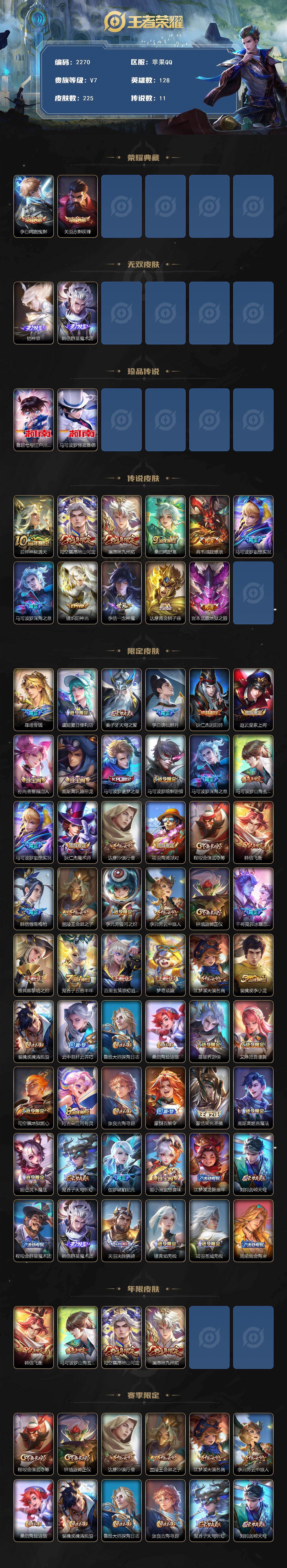 WZCMW4211574王者荣耀账号详情图2