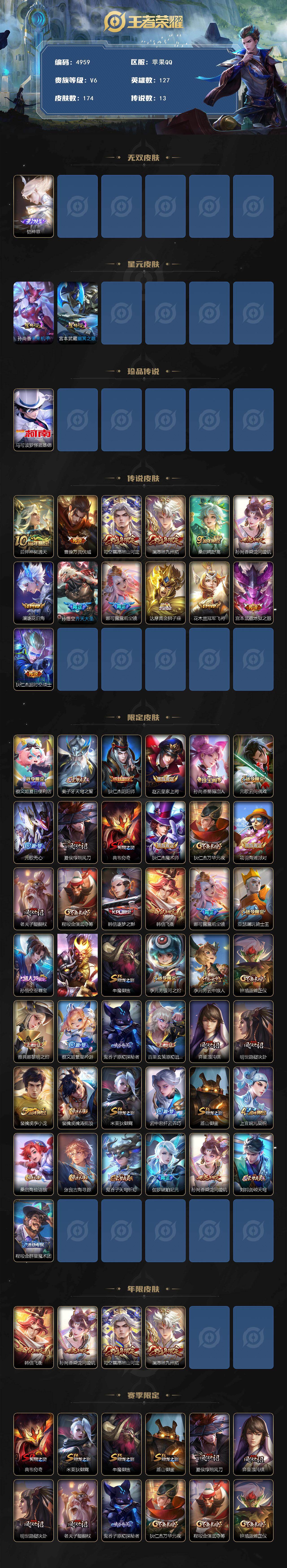 WZJZ4213408王者荣耀账号详情图2