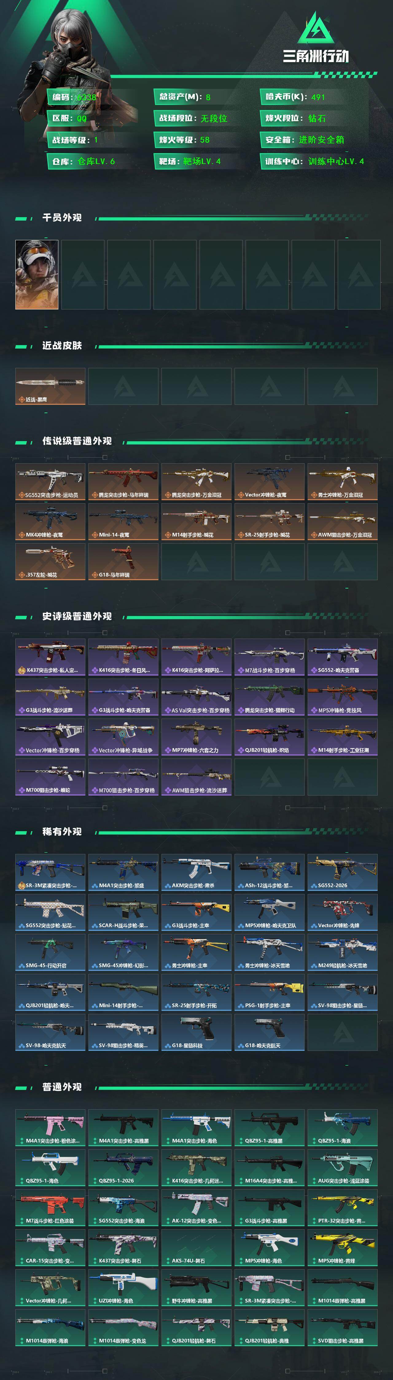 SJZCMW464753三角洲行动账号详情图2 SJZCMW464753三角洲行动账号详情图2