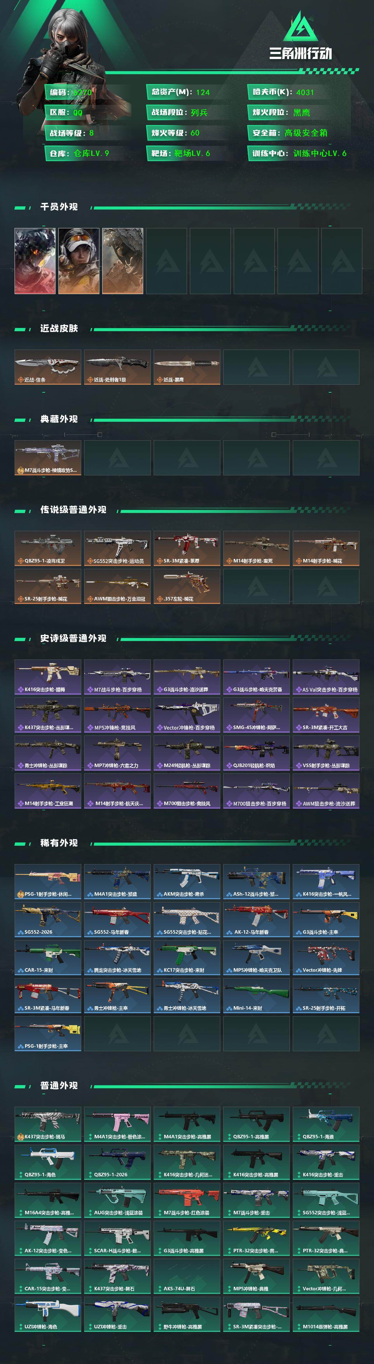 SJZCMW464685三角洲行动账号详情图2