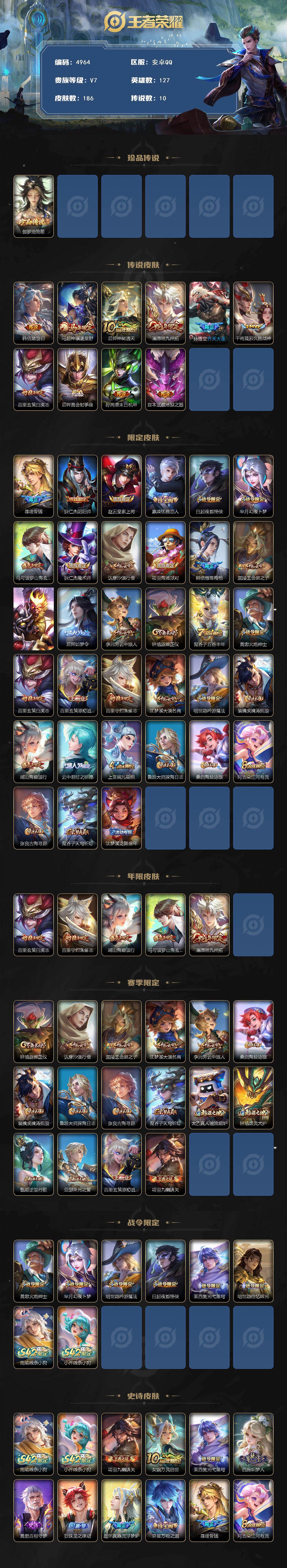 WZJZ4213391王者荣耀账号详情图2