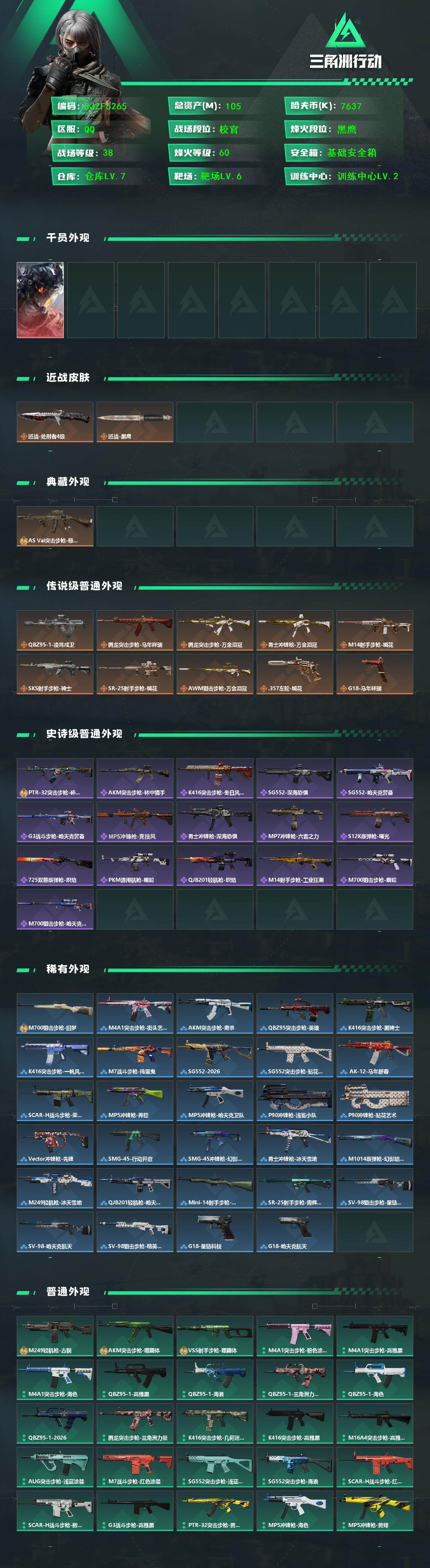 SJZEY469468三角洲行动账号详情图4