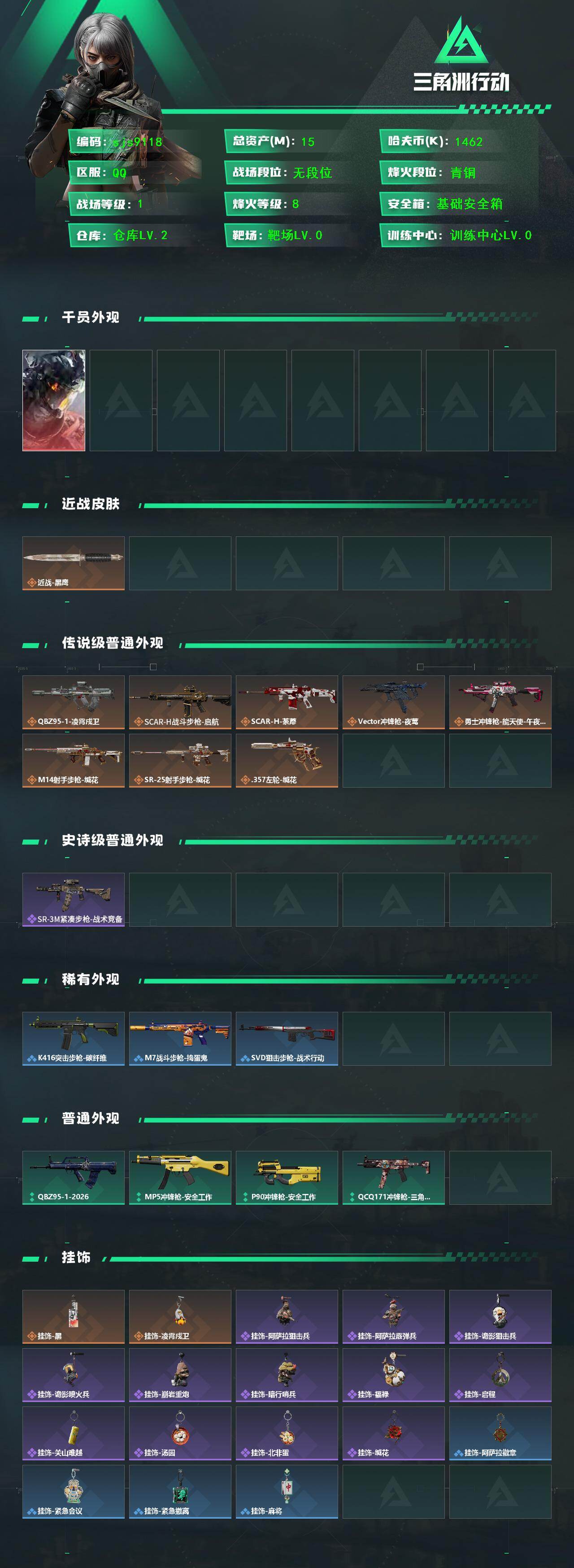 SJZCMW469056三角洲行动账号详情图3 SJZCMW469056三角洲行动账号详情图3