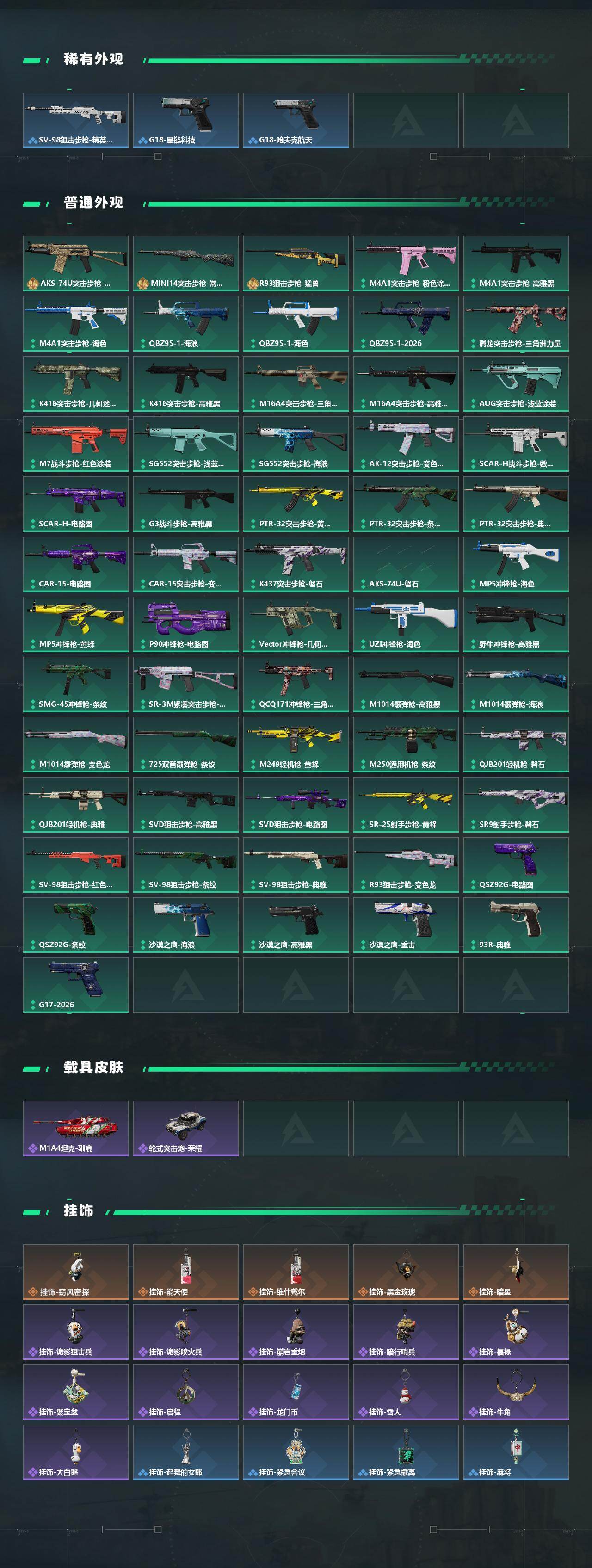 SJZQM4109554三角洲行动账号详情图4