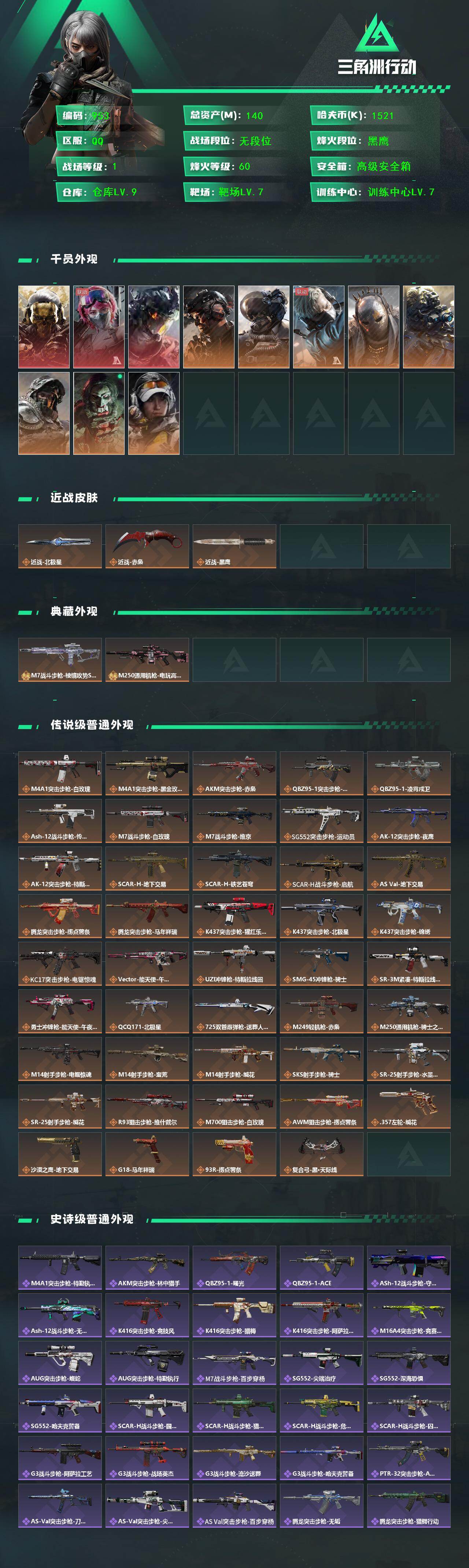 SJZCMW465656三角洲行动账号详情图2 SJZCMW465656三角洲行动账号详情图2