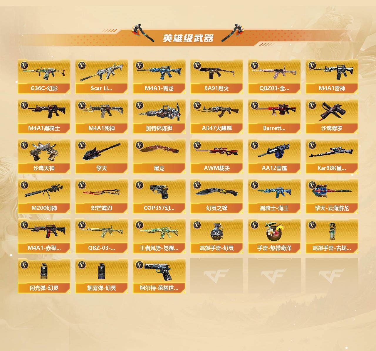 CFCMW458443穿越火线账号详情图3