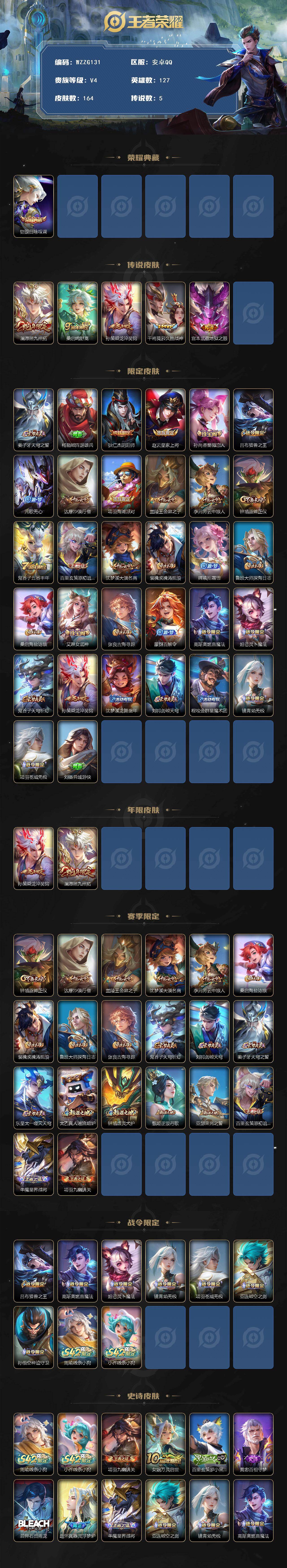 WZEY4210235王者荣耀账号详情图2