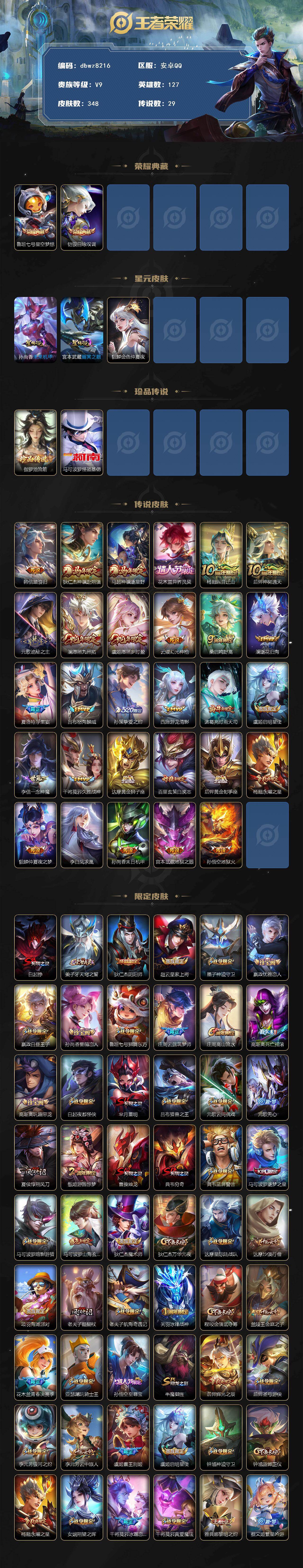 WZQM4211204王者荣耀账号详情图3 WZQM4211204王者荣耀账号详情图3