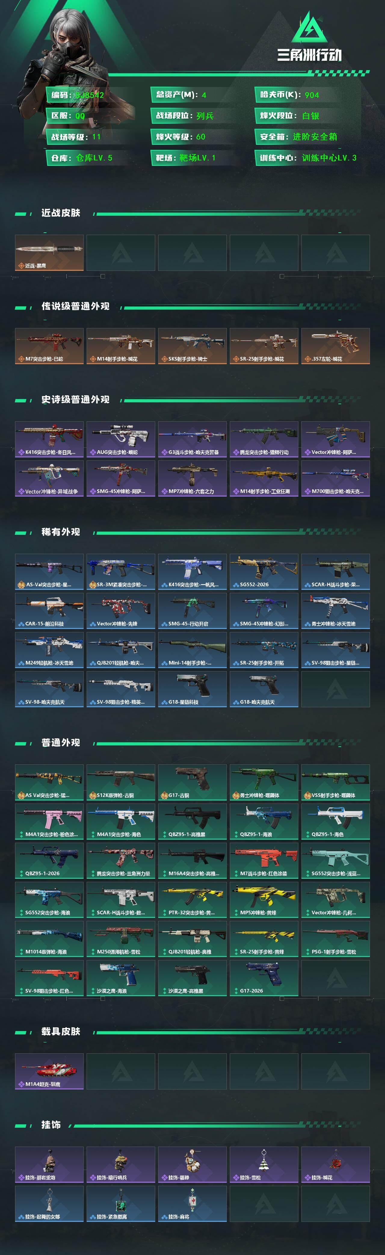 SJZEY462814三角洲行动账号详情图2