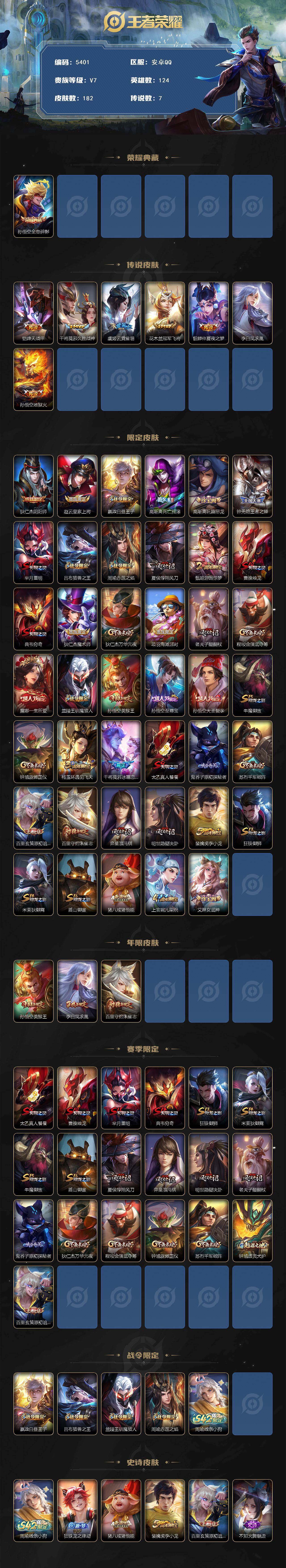 WZCMW4219237王者荣耀账号详情图2