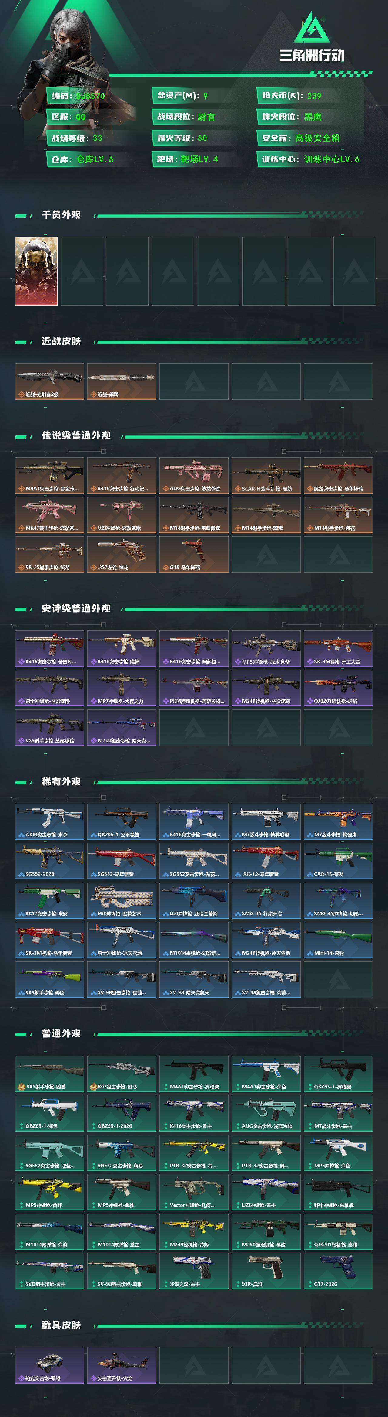 SJZEY463092三角洲行动账号详情图2