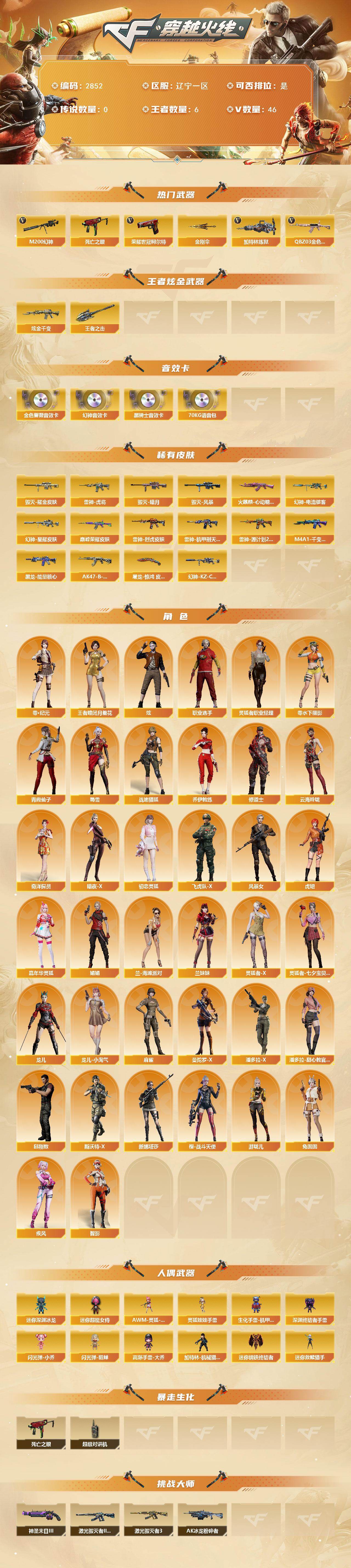 CFCMW458710穿越火线账号详情图2