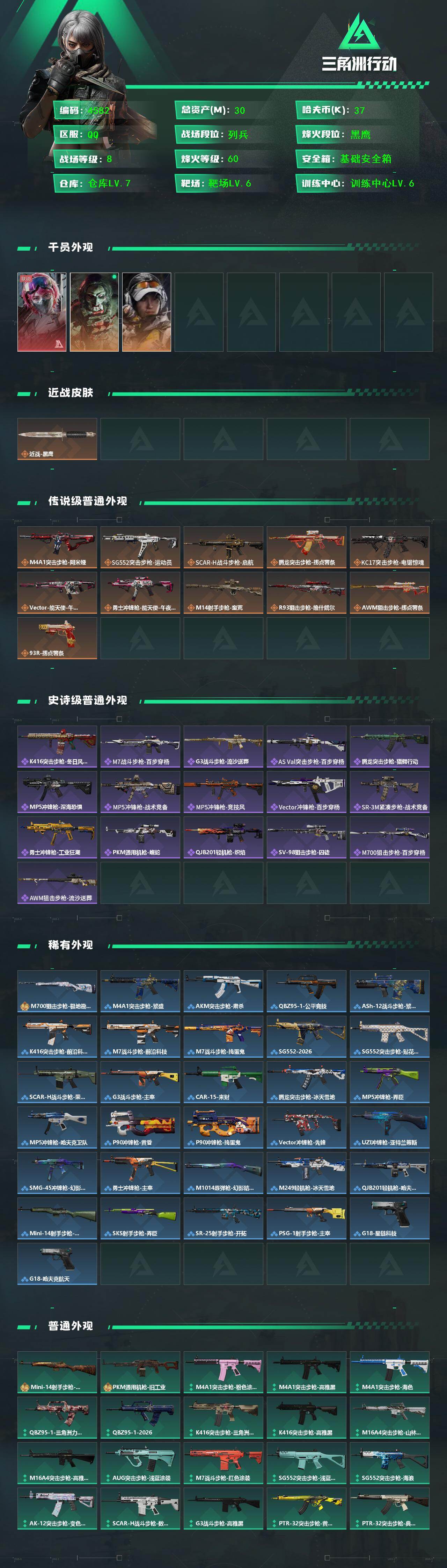 SJZCMW469148三角洲行动账号详情图3