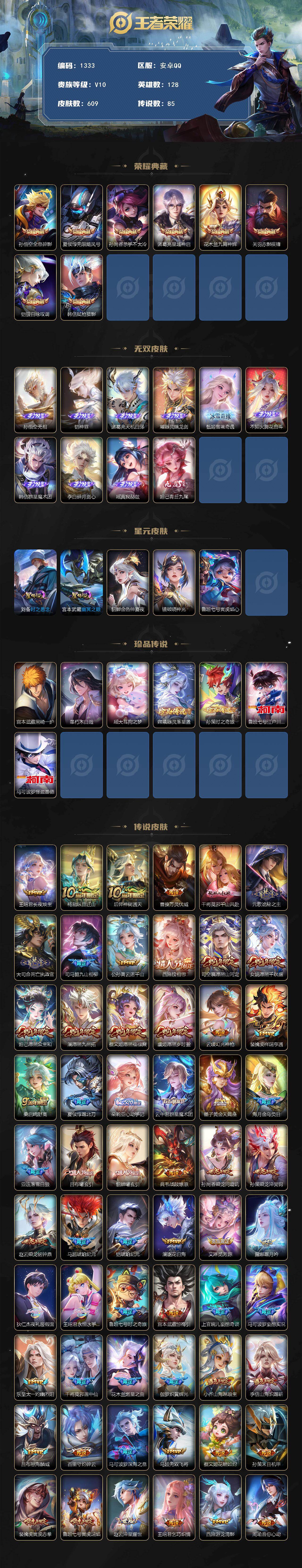 WZCMW4218212王者荣耀账号详情图2