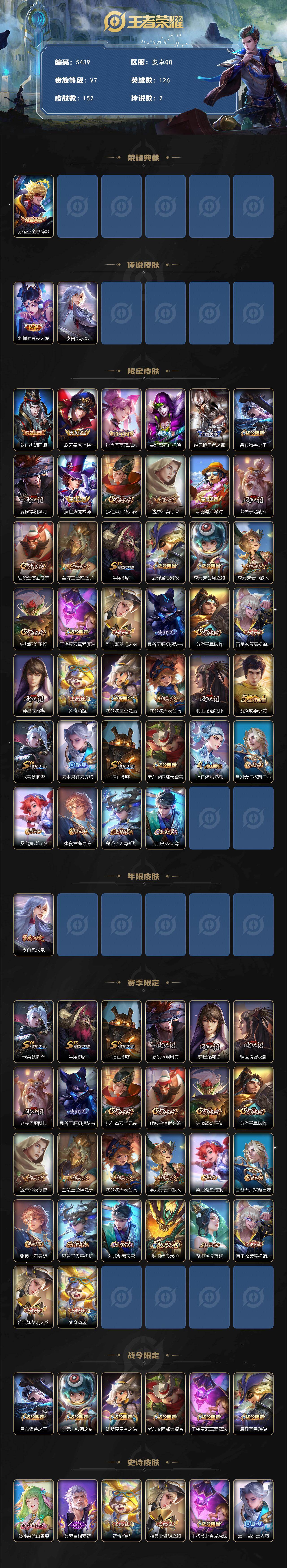 WZCMW4218705王者荣耀账号详情图2