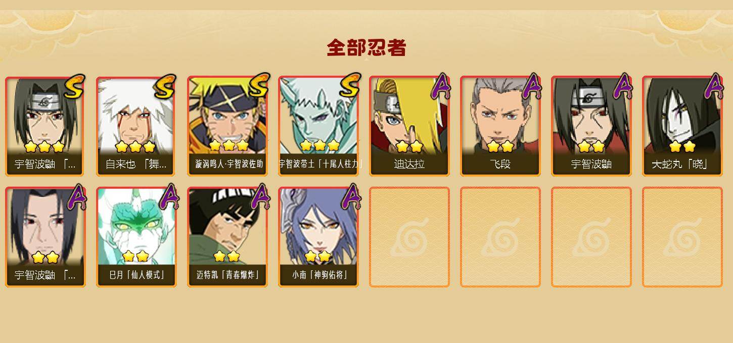 HYCMW418544火影忍者账号详情图2