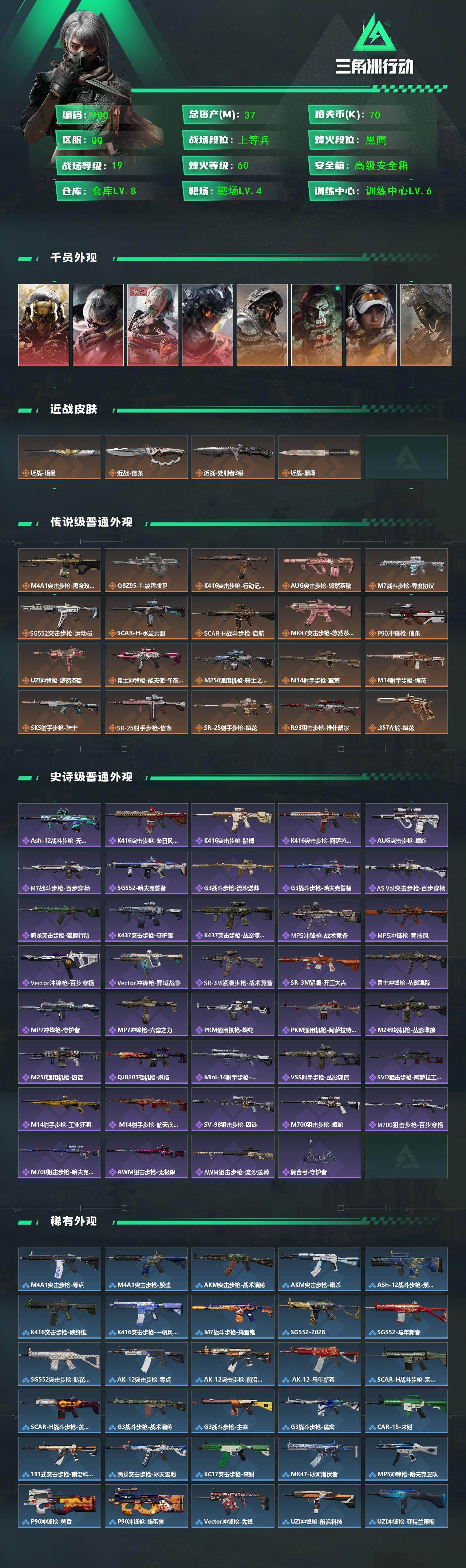 SJZCMW466676三角洲行动账号详情图2