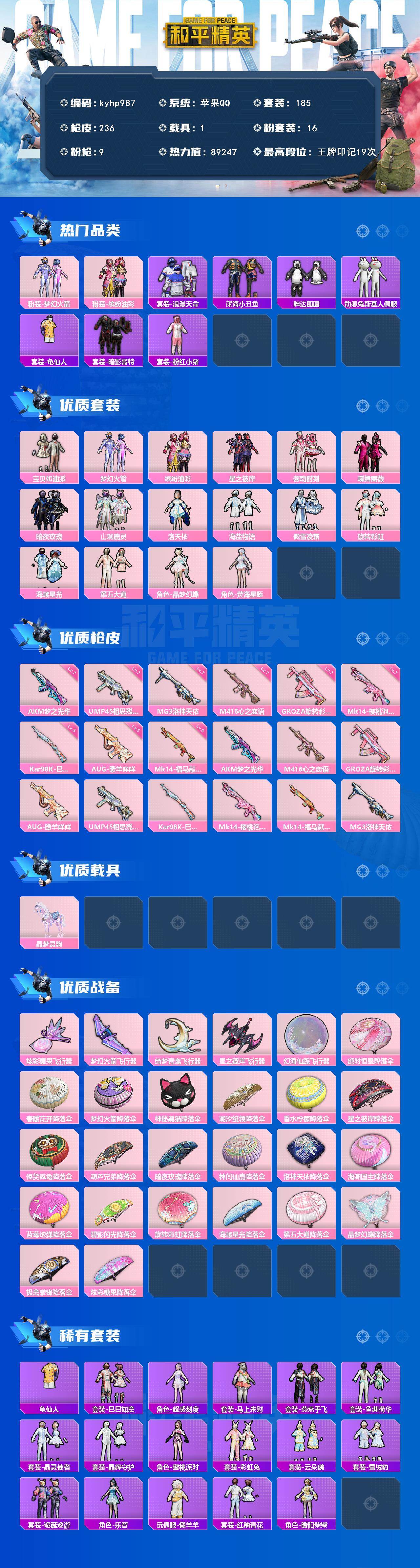 HPLX4116155和平精英账号详情图2 HPLX4116155和平精英账号详情图2