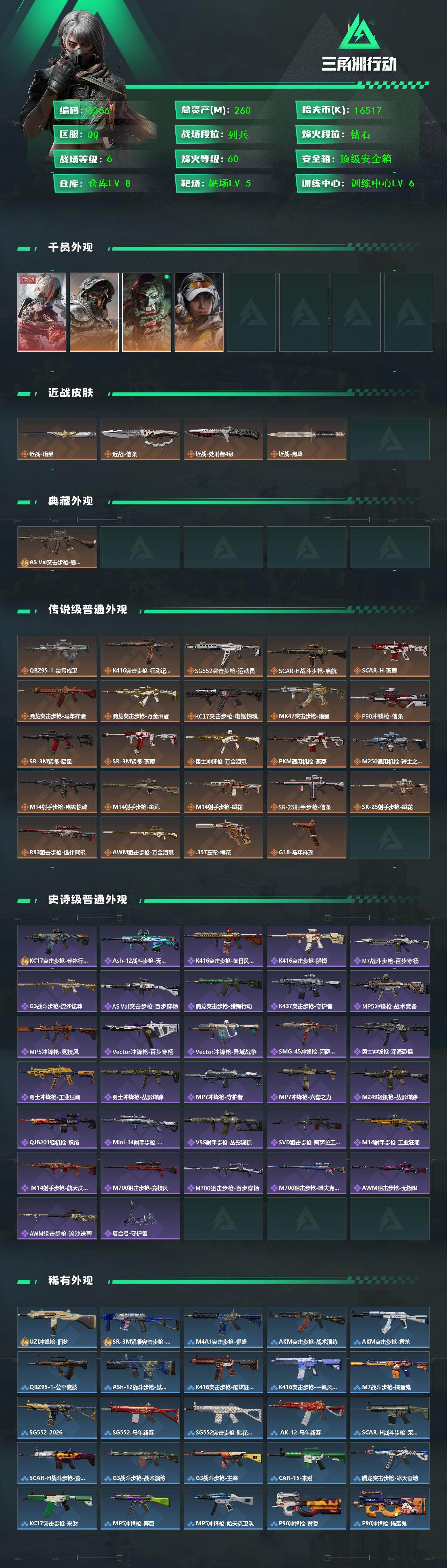 SJZCMW467679三角洲行动账号详情图2 SJZCMW467679三角洲行动账号详情图2