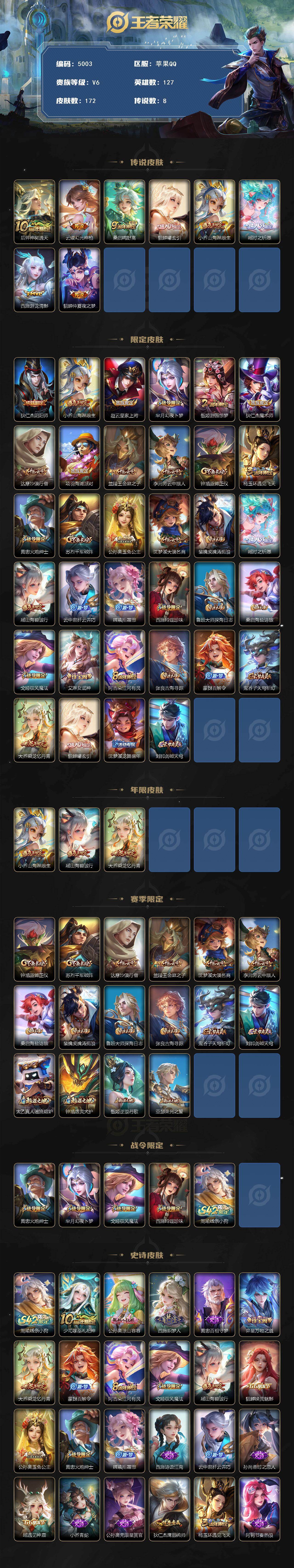 WZQM4221025王者荣耀账号详情图3