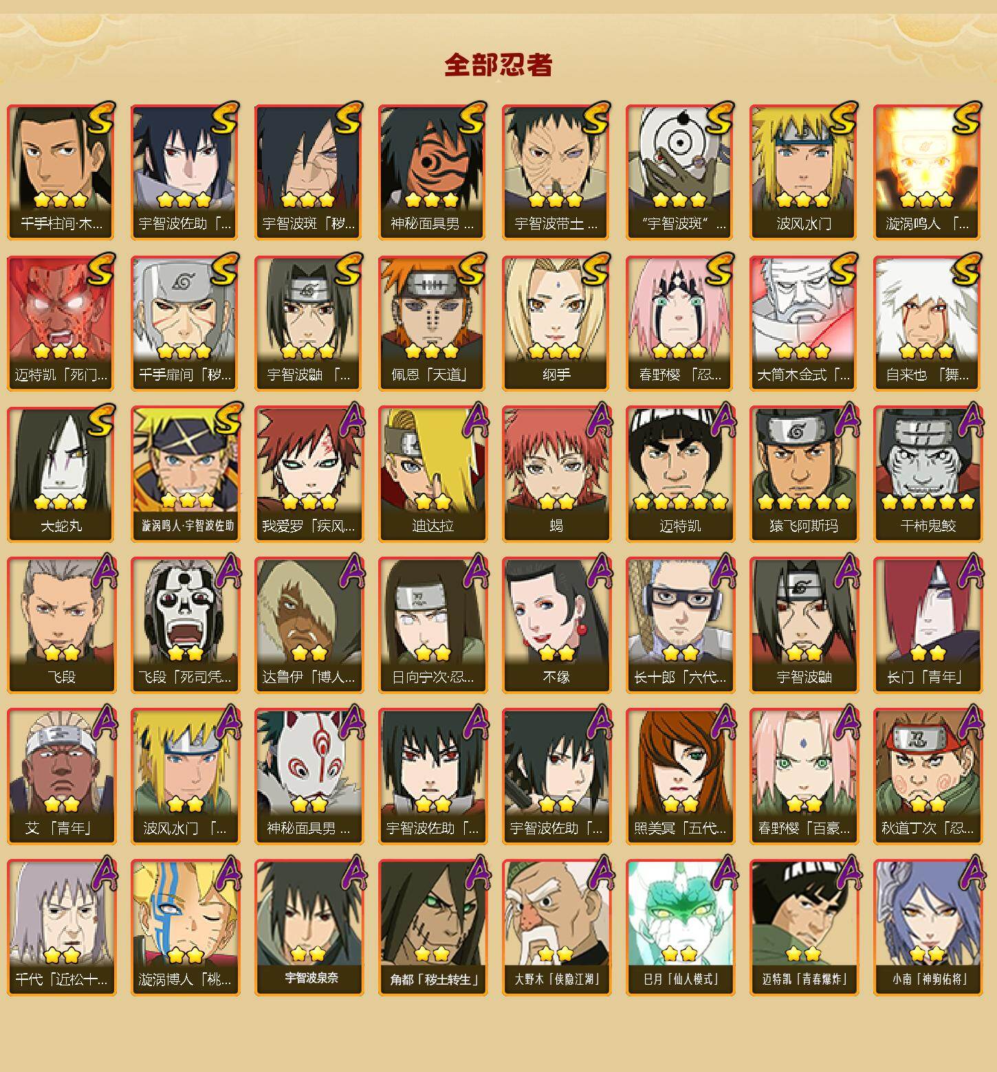 HYQM418500火影忍者账号详情图3 HYQM418500火影忍者账号详情图3