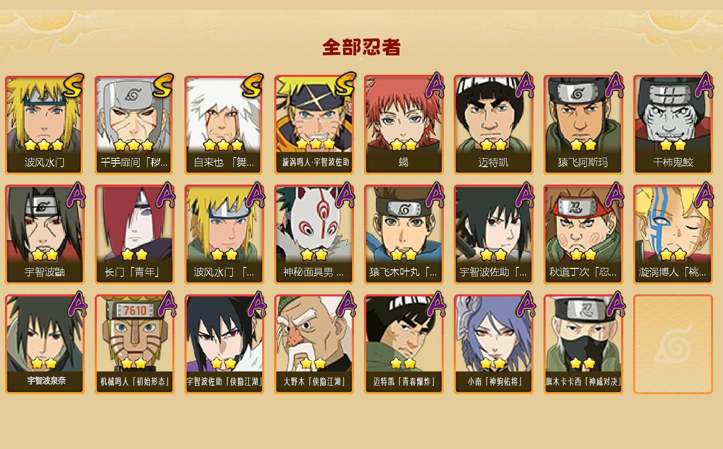 HYEY418502火影忍者账号详情图2