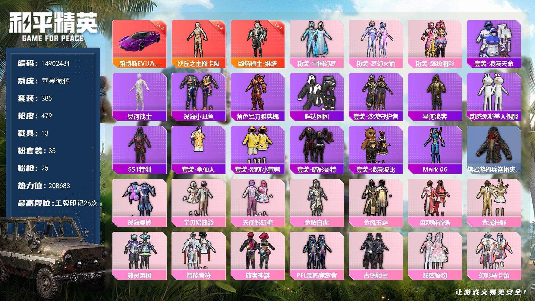 HPDN4116157和平精英账号详情图30