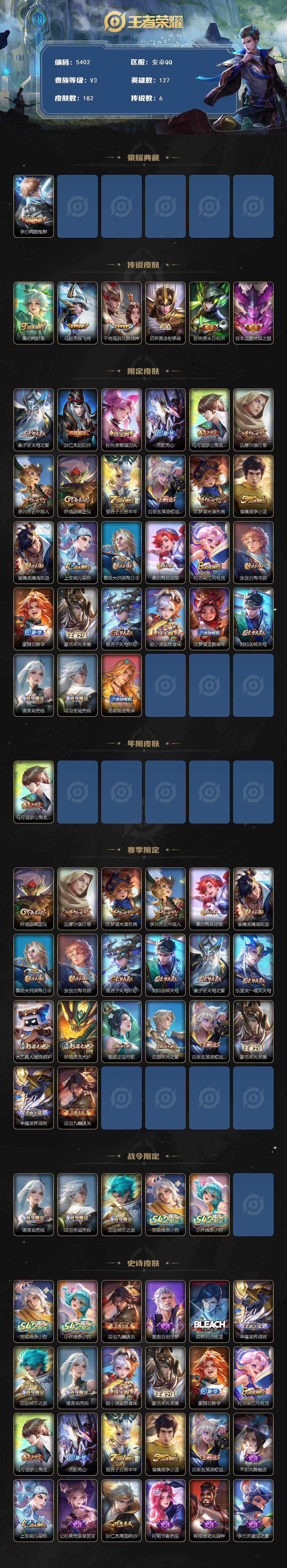 WZLX4224708王者荣耀账号详情图2