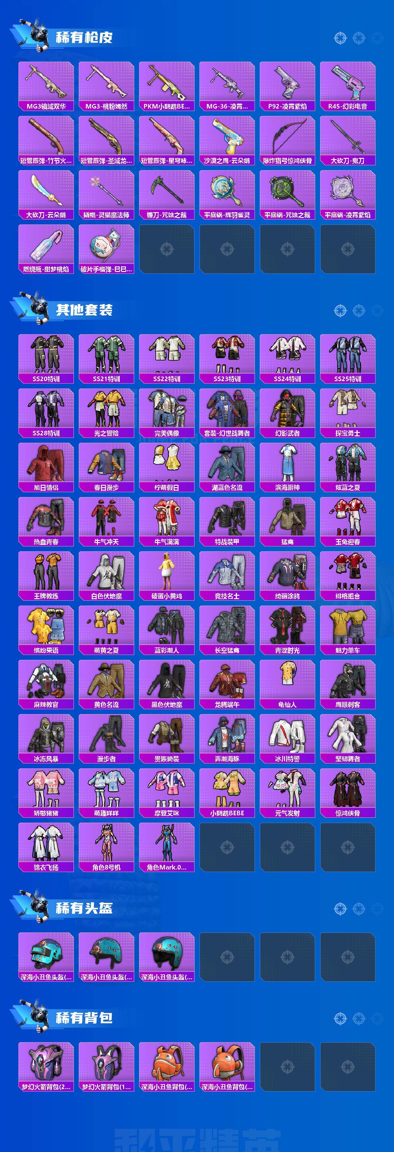 HPLE4117415和平精英账号详情图4 HPLE4117415和平精英账号详情图4