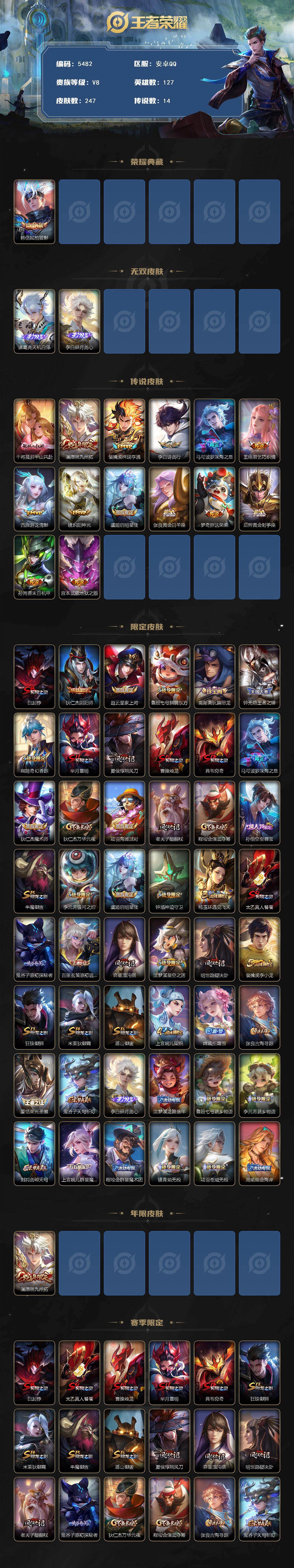 WZCMW4224242王者荣耀账号详情图2 WZCMW4224242王者荣耀账号详情图2