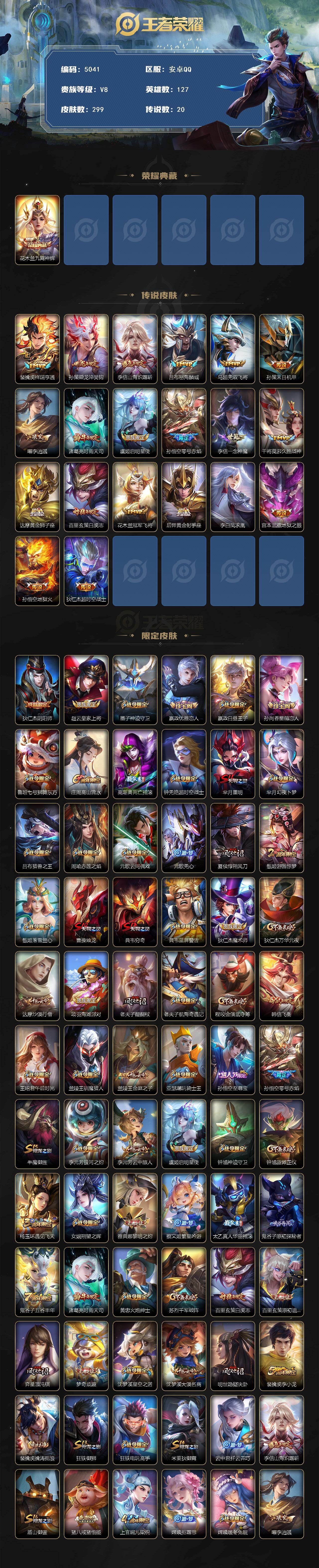 WZJZ4224564王者荣耀账号详情图2