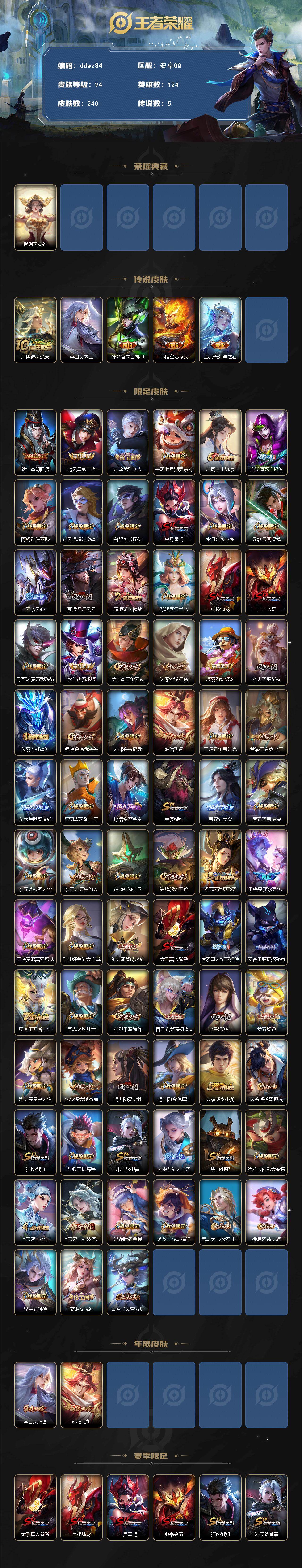 WZCMW4299603王者荣耀账号详情图2