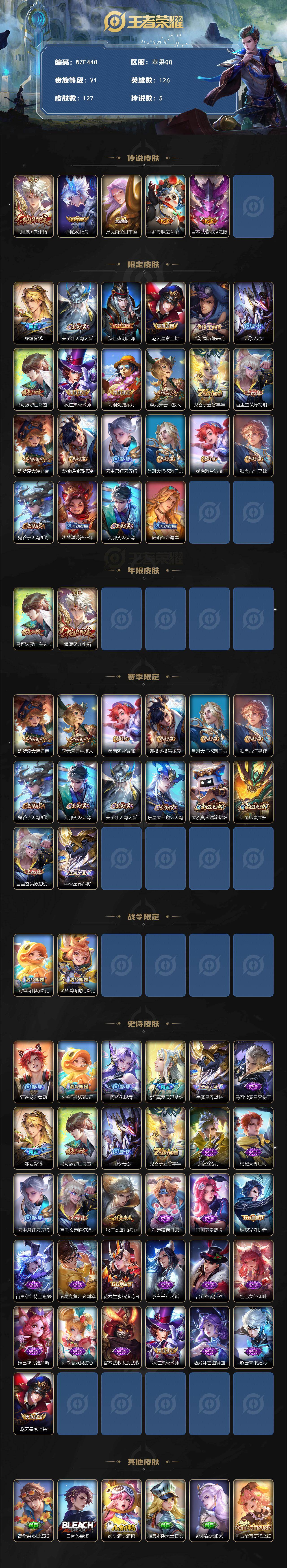 WZEY4213661王者荣耀账号详情图2