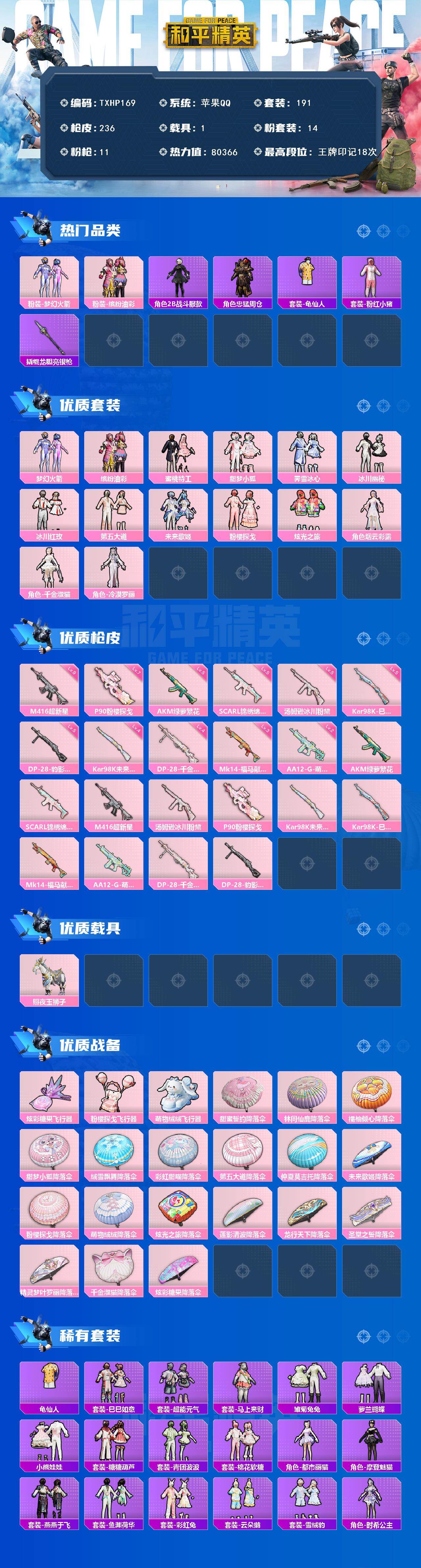 HPQM4139687和平精英账号详情图3