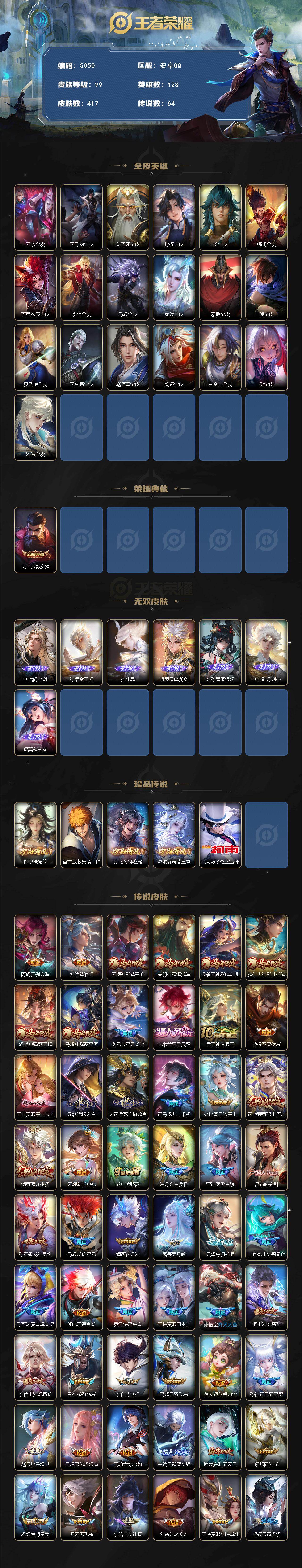 WZQM4224821王者荣耀账号详情图3