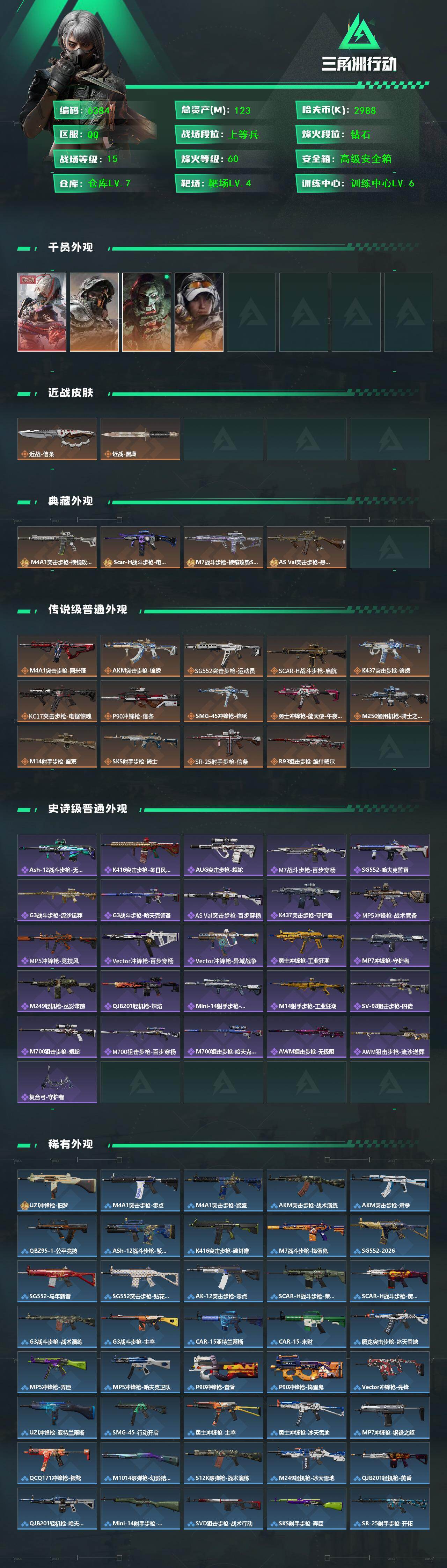 SJZCMW469088三角洲行动账号详情图2