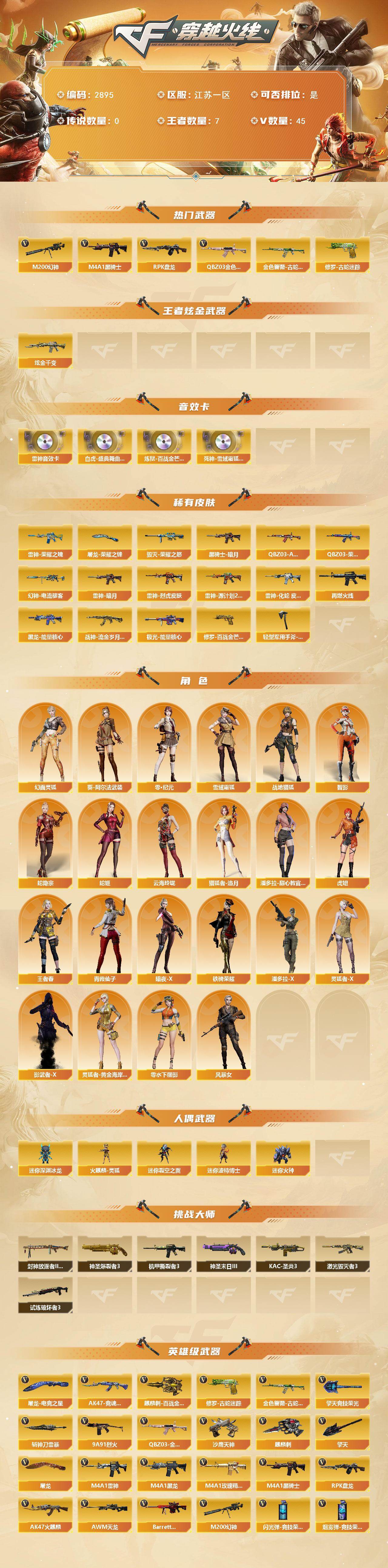 CFCMW459972穿越火线账号详情图2